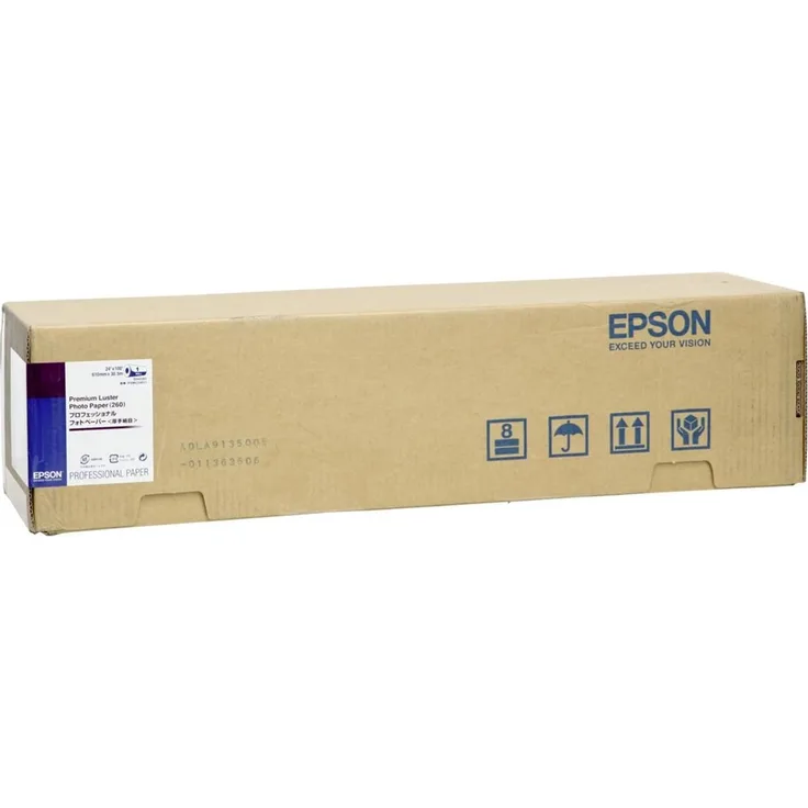 Epson C13S042081 Premium luster photo paper inkjet 260g-m2 610 mm x 30.5m 1 Rölle Pack