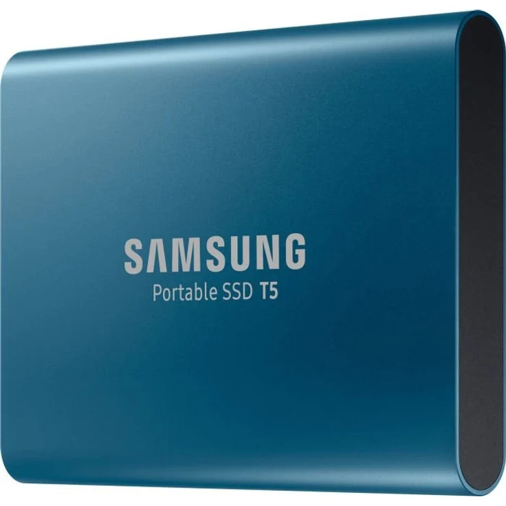 Samsung T5 MU-PA500 - Solid-State-Disk - verschlüsselt - 500 GB - extern (tragbar) - USB 3.1 Gen 2 (USB-C Steckverbinder) - 256-Bit-AES - Ocean Blue (MU-PA500B/EU) – Bild 3