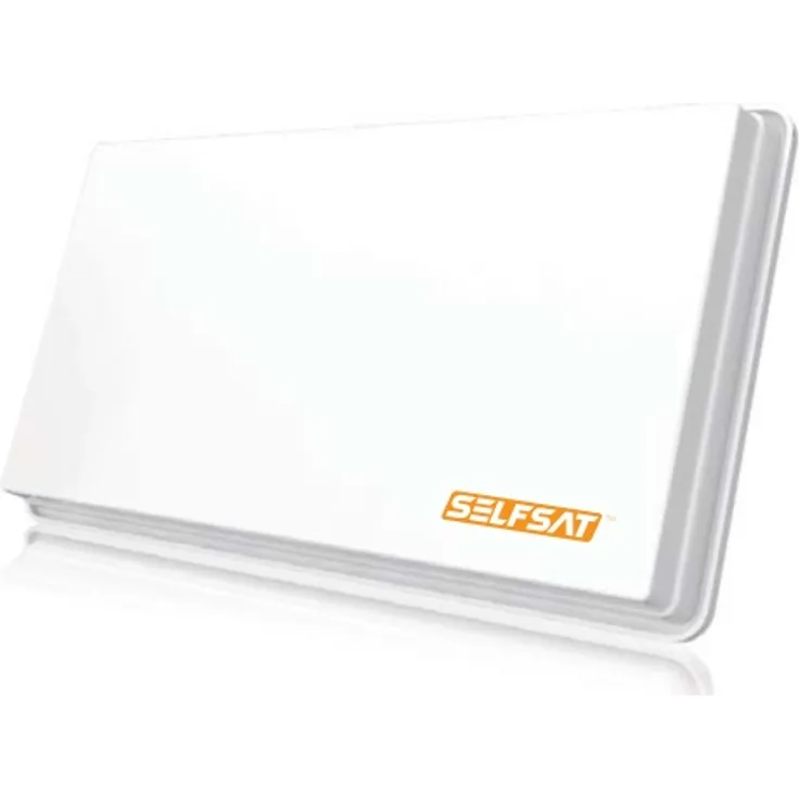 H30D2 Flachantenne Twin LNB-Version weiß