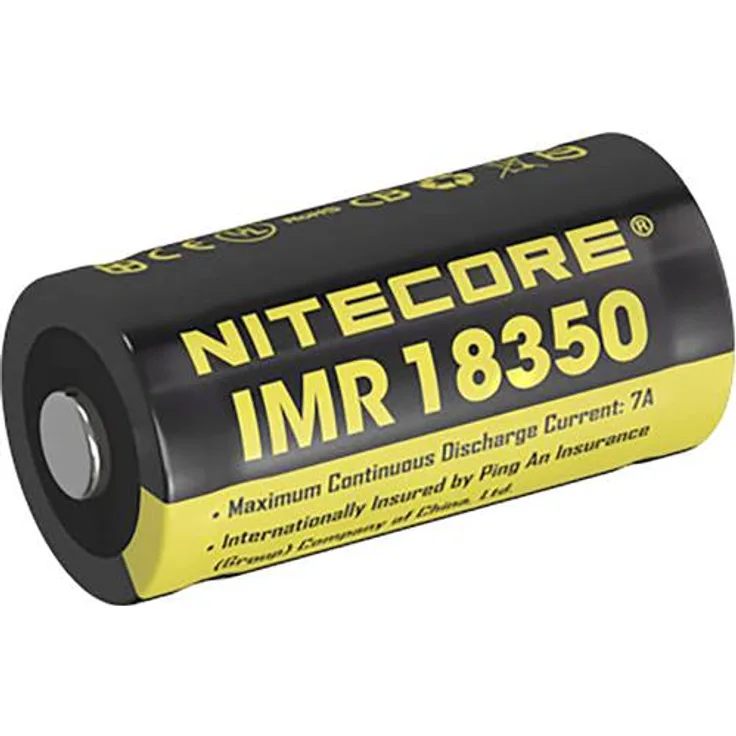 NiteCore IMR 18350 Spezial-Akku 18350 Li-Ion 3.7V 700 mAh