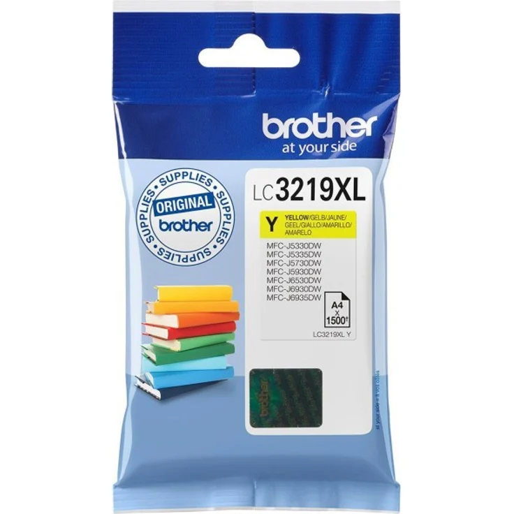 Brother Original XL-Tintenpatrone LC-3219XLY gelb (für Brother MFC-J5330DW, MFC-J5335DW, MFC-J5730DW, MFC-J5930DW, MFC-J6530DW, MFC-J6930DW, MFC-J6935DW) – Bild 1