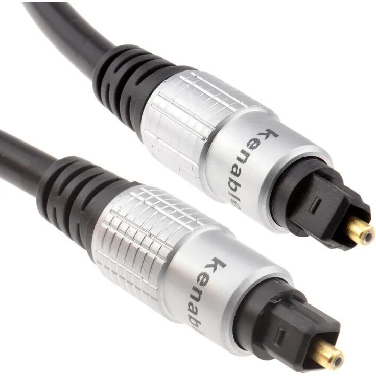 Reines Kupfer TOS link Toslinkkabel Optisches Digital Audio Kabel HQ 6 mm Anschlusskabel 4 m