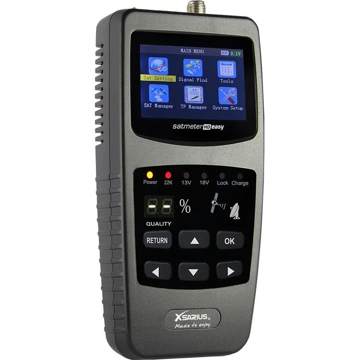 Xsarius Satmeter HD Easy Camping Satfinder HD DVB-S / DVB-S2 8PSK...