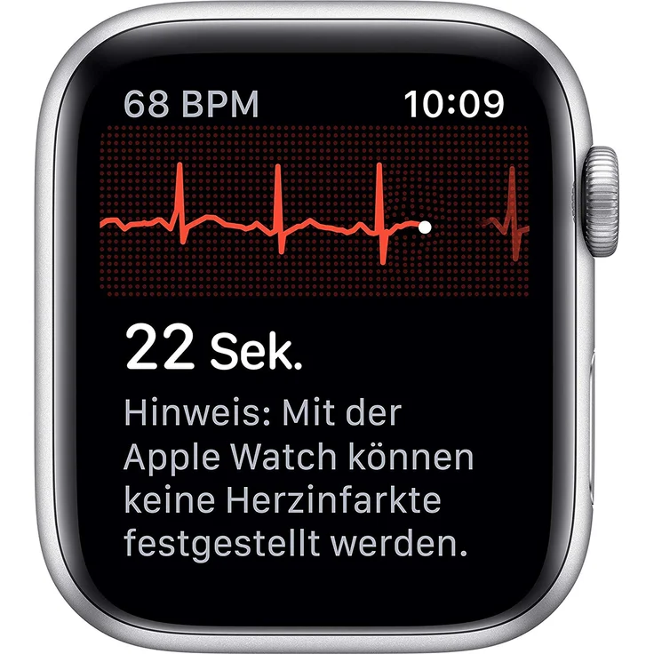 Apple Watch Series 5 Smartwatch GPS, Unisex, 44mm, Aluminiumgehäuse, Sportarmband, Silber – Bild 5