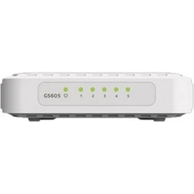 Netgear GS600 Desktop Gigabit Switch, 5x RJ-45, V4 (GS605-400) – Bild 1