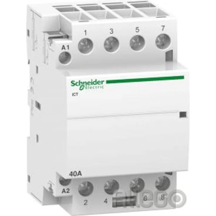 Schneider A9C20844 Installationsschütz iCT 40A 4S 220-240 V 50Hz