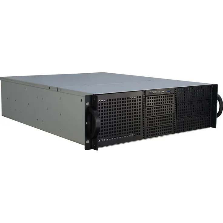 Inter-Tech IPC 3U-30240, ohne Seitenfenster, schwarz (88887106)