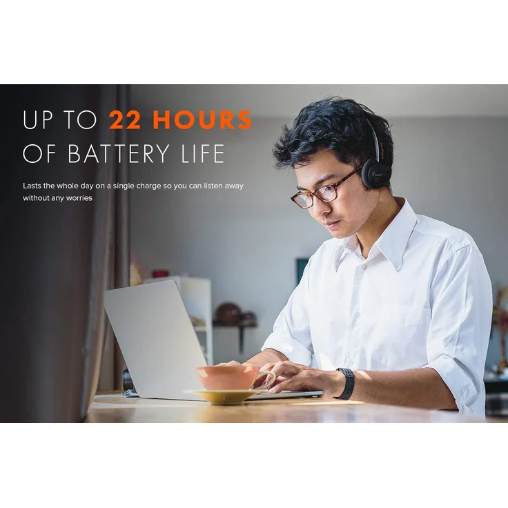 Creative Sound Blaster Jam V2 On-Ear-Kopfhörer, mit Bluetooth, Noise Cancelling, geeignet für iPhone, schwarz – Bild 5