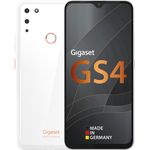 Gigaset GS4 Smartphone 16cm (6,3 Zoll) LC-Display, 64GB interner Speicher, 4GB RAM, Dual-SIM, Android, Weiß