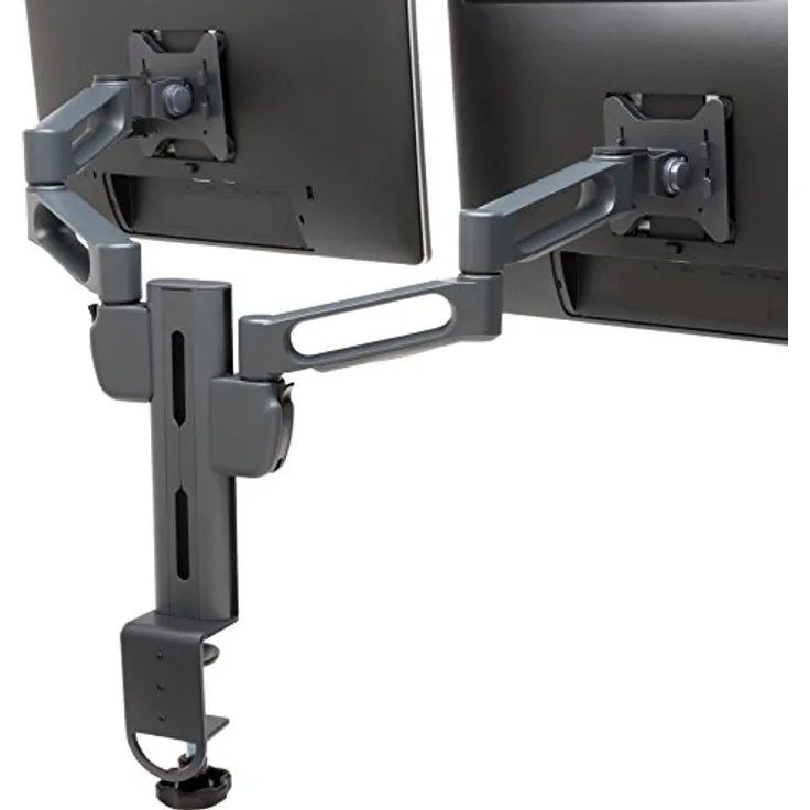 Kensington Dual-Monitorarmhalterung, Mit SmartFit System, Für Monitore bis zu 24'', K60273WW, Schwarz