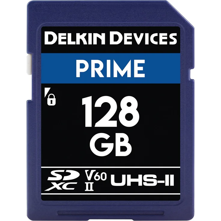Delkin Devices 128 GB Prime SDXC 1900 x uhs-ii U3/V60 Speicherkarte