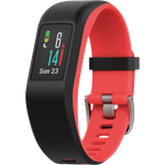 Garmin vívosport Fitness-Tracker Unisex, S/M, Polymer-Gehäuse, Fuchsia