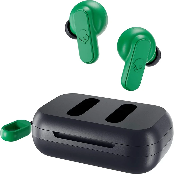SKULLCANDY Dime In-Ear Kopfhörer mit Bluetooth, Mikrofon, spritzwassergeschützt, grün – Bild 1