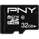 PNY Performance Plus 32 GB microSDHC-Speicherkarte + SD-Adapter, Klasse 10