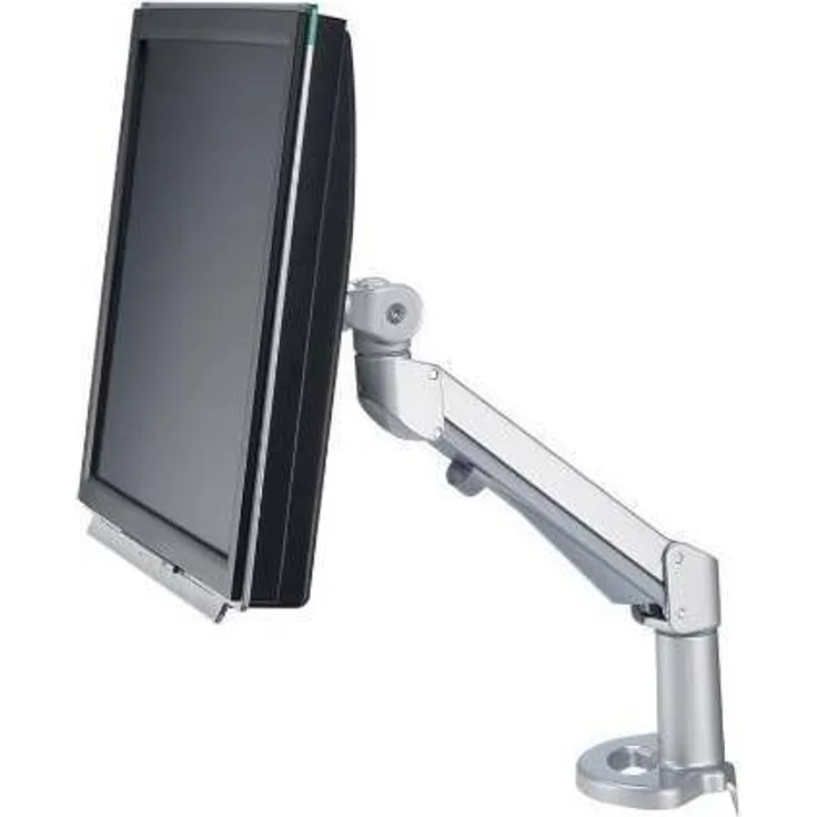ROLINE LCD-Monitorarm Pneumatic, Tischmontage 1 Gelenk Pivot