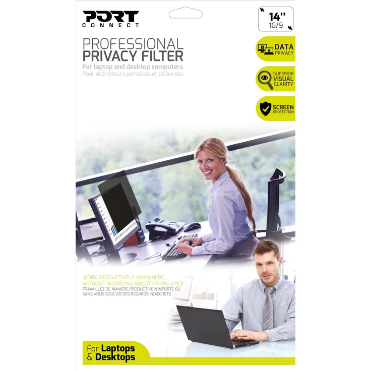 Port Designs 2D 35,6 cm 16-9 Verhältnis Professional Privacy Filter