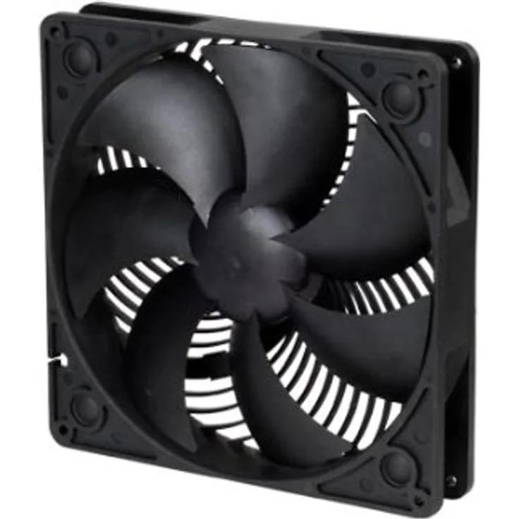 Silverstone Air Penetration Air Channeling Fall Fan 180 * 180 * 32 mm, 700/1.200 U/ap181 (schwarz)