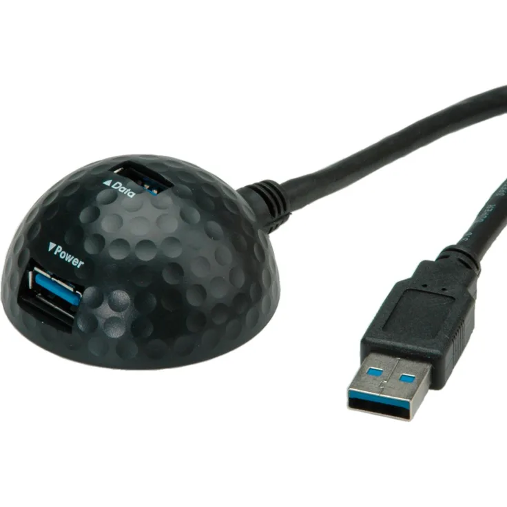 VALUE USB 3.0 Dockingkabel, Dome, schwarz 1,5m (11.99.8999)