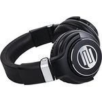 Reloop RHP-15 - geschlossene DJ-Kopfhörer, optimierte Klangwiedergabe, drehbare Ohrmuscheln, alle Anschlüsse vergoldet, inkl. 6,3-mm-Adapter, schwarz