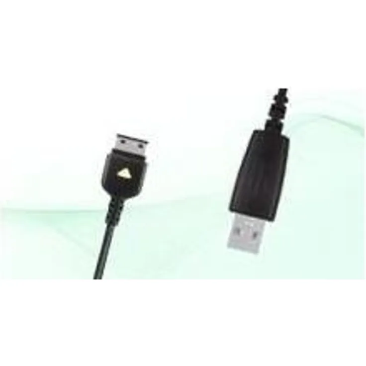 Samsung APCBS10BBE - USB-Kabel - Mobiltelefonanschluß (M) bis USB (M) - für / Giorgio Armani SGH-P520, SCH-i910, SGH-B300, F250, F480, G810, i780, J400, SPH-i325