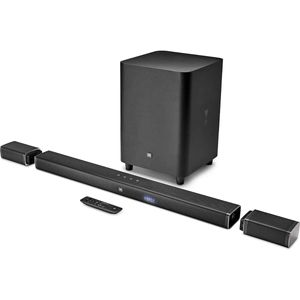 Bild für JBL 4K Ultra HD 5.1 Soundbar mit Subwoofer, kabellos/kabelgebunden, geeignet für TV, schwarz (2017)