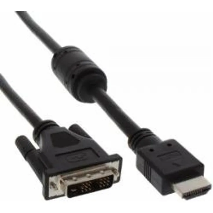 InLine 17661 1m DVI HDMI Schwarz Videokabel-Adapter (17661)