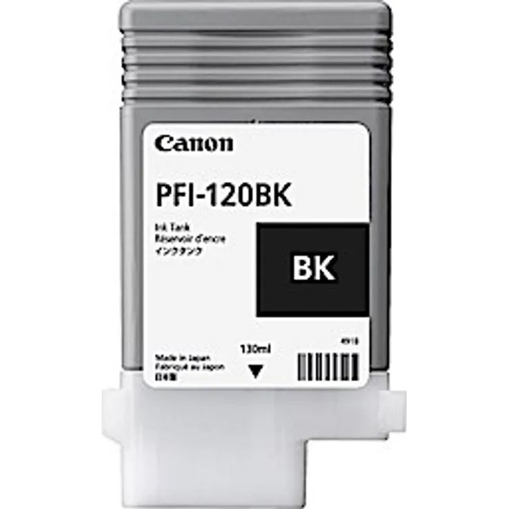 Canon PFI120BK passend für IPF TM200 Tinte schwarz 2885C001 130ml