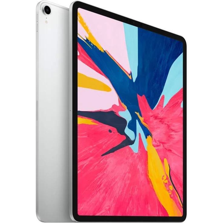Apple 12,9'' iPad Pro (2018) WiFi Quad-HD-Auflösung 12,9 Zoll, WiFi-Tablet, Octa-Core, 4 GB RAM, 256 GB Speicher, iOS (Update auf iPadOS), Silber (MTFN2FD/A) – Bild 1