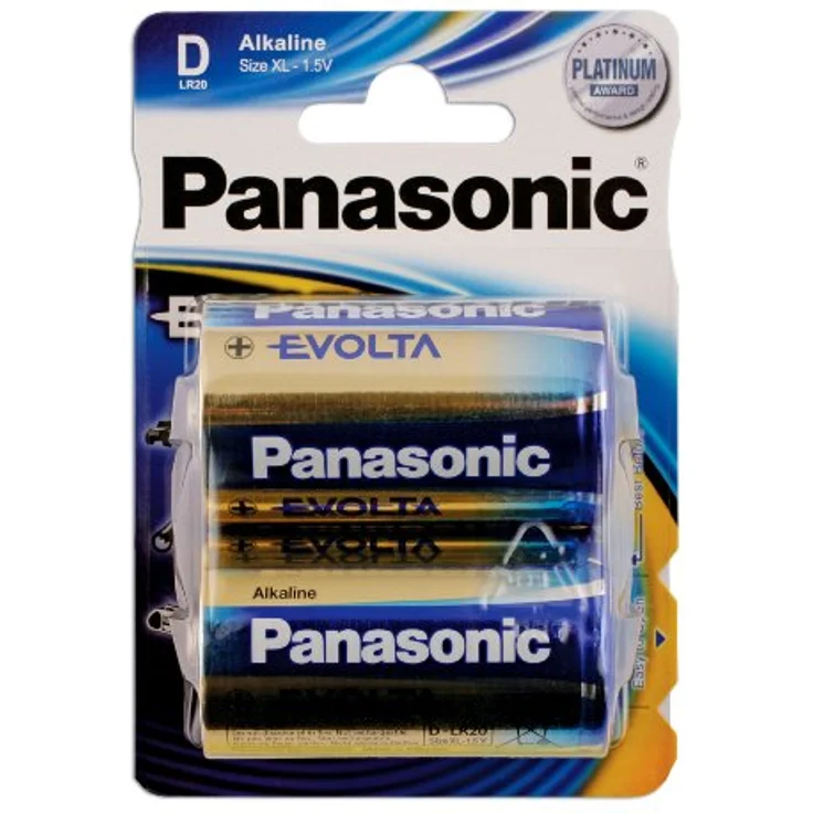 Connect 30648 Panasonic Evolta Batterien, Monozellen, 12 Packungen à 2 Stück