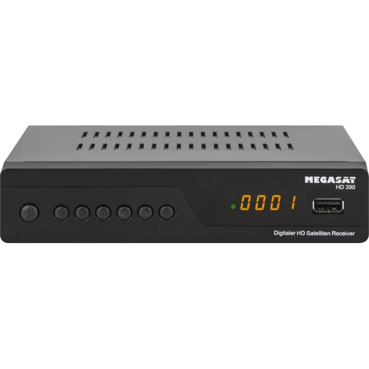 Megasat HD 390 DVB-S/S2, HDMI, EPG, Aufnahmefunktion, schwarz – Bild 2