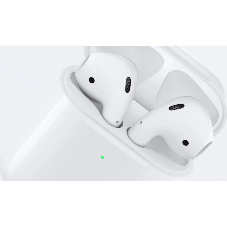 Apple AirPods (2. Generation) mit kabellosem Ladecase, True Wireless In-Ear Kopfhörer mit Bluetooth, Mikrofon, geeignet für iPhone, weiß (MRXJ2ZM/A) – Bild 10