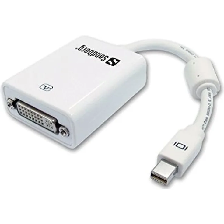 Sandberg 508-46 Adapter Mini DisplayPort auf DVI weiß