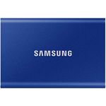 Samsung T7 MU-PC2T0H - Solid-State-Disk - verschlüsselt - 2 TB - extern (tragbar) - USB 3.2 Gen 2 (USB-C Steckverbinder) - 256-Bit-AES - Indigo-Blau (MU-PC2T0H/WW)