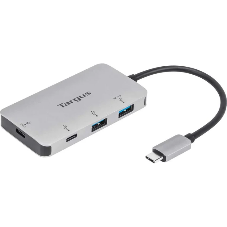 Targus ACH228EU USB-C Multiport-Hub mit 2 USB-A- und 2 USB-C-Anschlüssen und 100 W PD Pass-Through – Bild 1