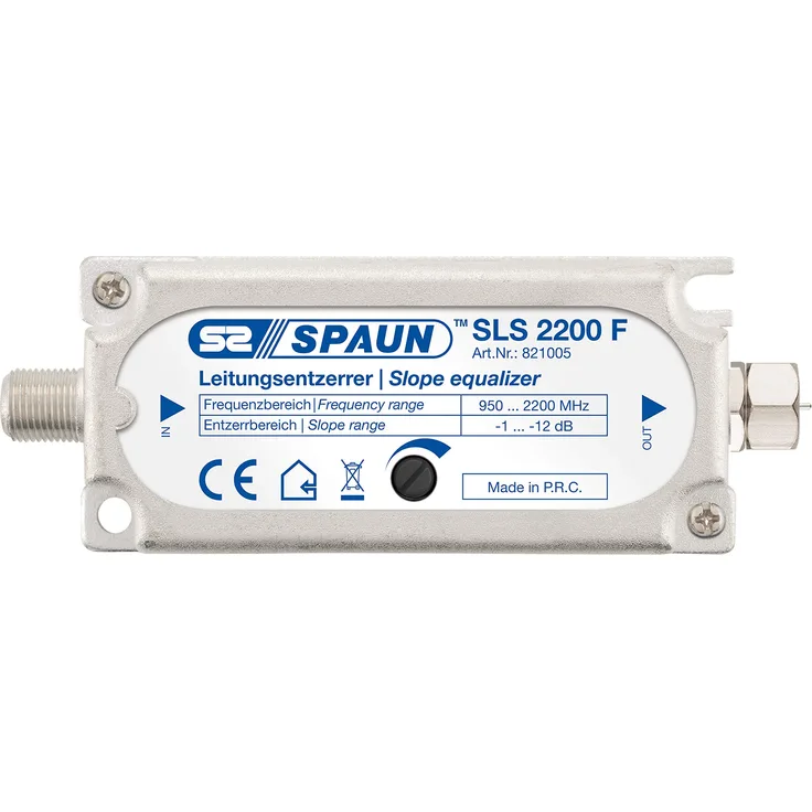 Spaun SLS 2200 F SAT Slope Equalizer, 821005 (SAT Slope Equalizer)