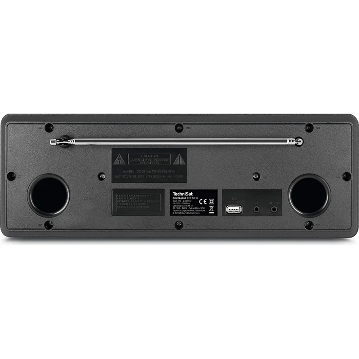 TechniSat DigitRadio 370 CD IR CD-Radio mit Bluetooth, WLAN, Wecker, TFT-Display, Wecker, schwarz – Bild 4