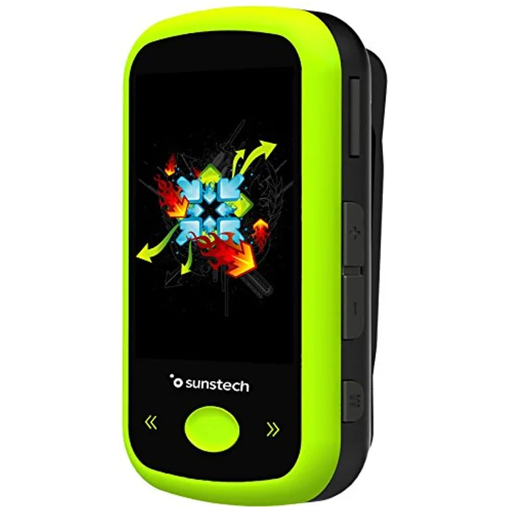 Sunstech IBIZABT4GB MP4-Player Schwarz, Grün 4 GB - MP3--MP4-Player (MP4-Player, 4 GB, LCD, 3.5mm, FM-Radio, Schwarz, Grün)