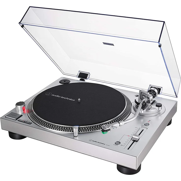 Audio-Technica AT-LP120XUSB direktangetriebener Plattenspieler (Analog und USB) silber – Bild 4