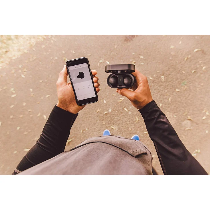 Audio-Technica ATH-SPORT7TW In-Ear Kopfhörer, mit Bluetooth, Mikrofon, schwarz – Bild 7