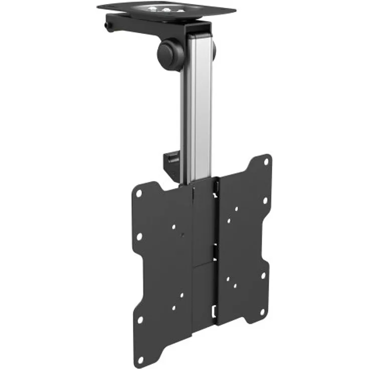 PureMounts PM-SLOPE-37 Premium Deckenhalterung für Fernseher, optimal für Dachschrägen, neigbar max. 105°, höhenverstellbar, Traglast: max. 20kg, VESA bis 200x200, universell