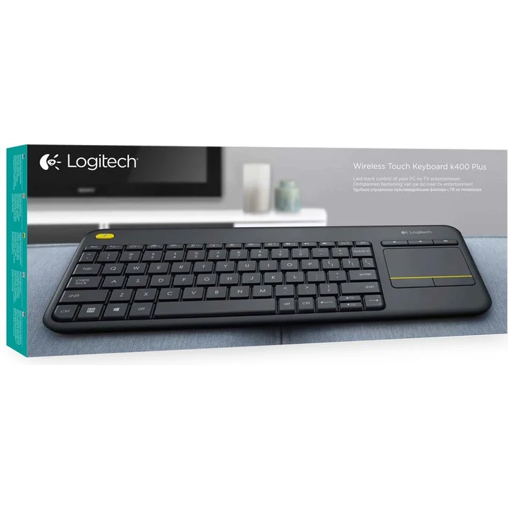 Logitech Wireless Touch Keyboard K400 Plus - Tastatur - kabellos - 2.4 GHz - Deutsch QWERTZ - Schwarz (920-007127) – Bild 3