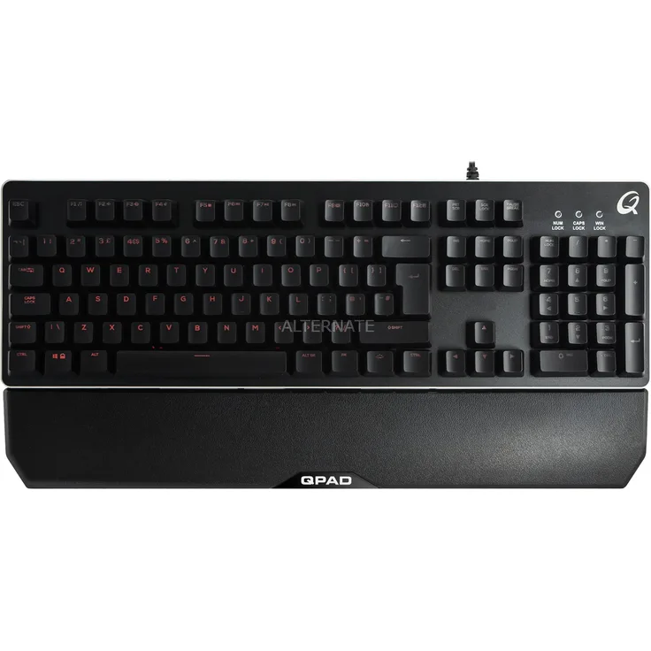 QPAD MK-40 - Tastatur - hintergrundbeleuchtet - USB - Deutsch QWERTZ (4715109798180)