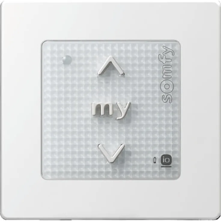 Somfy Smoove Origin io Funkwandsender mit Drucktasten inkl. Somfy Smoove Rahmen