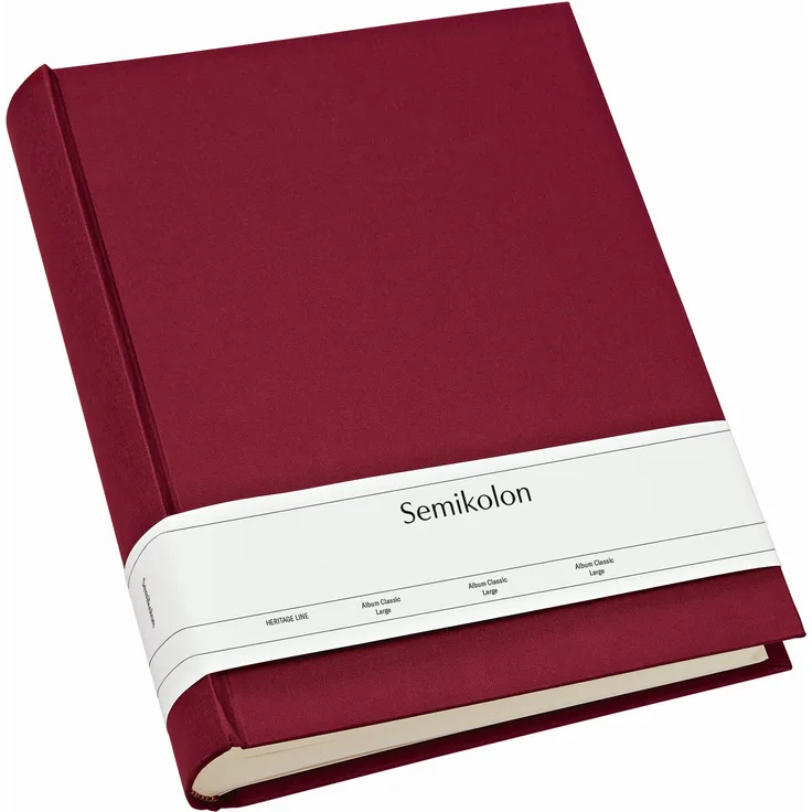 Semikolon Album Classic Large burgundy