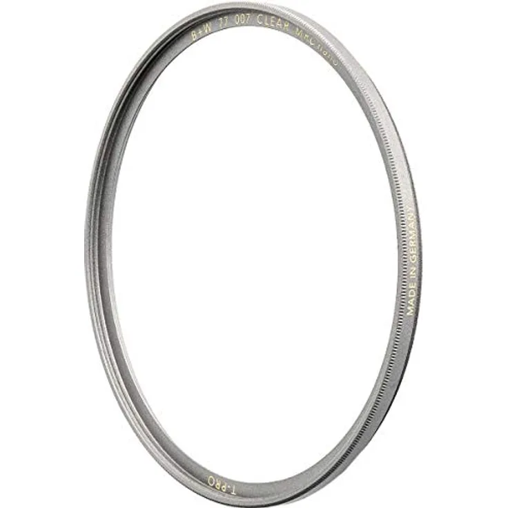 B+W 007 Schutz-Filter, Clear Filter (77mm, T-Pro, Titan-Finish, MRC Nano, 16x vergütet, super Slim, Premium)