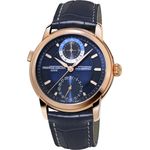 Frederique Constant Hybrid-Smartwatch 42mm Roségold/Blau