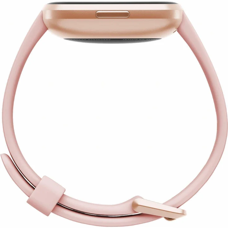 Fitbit Versa 2 Smartwatch Unisex, Einheitsgröße, Aluminiumgehäuse, Creme/Kupferrosé – Bild 4