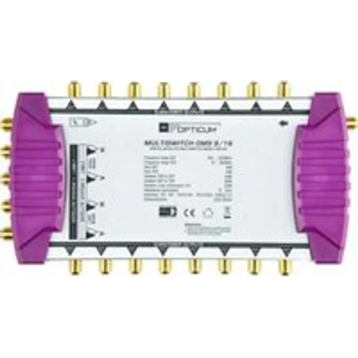Opticum OMS 9-16p Line Multischalter mit vergoldeten Kontakten gold