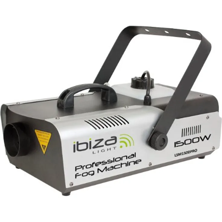 Ibiza LSM1500PRO Nebelmaschine, Schwarz