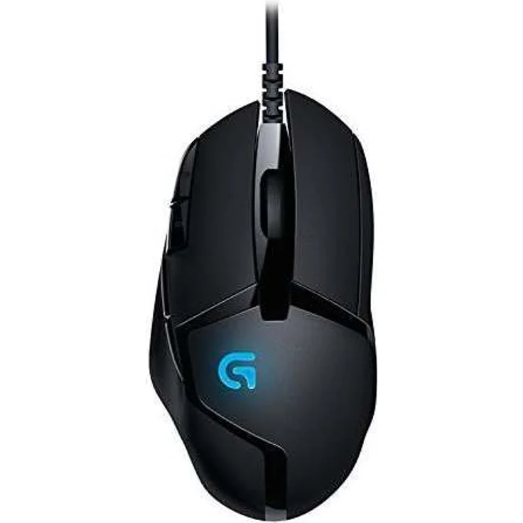 Logitech G402 Hyperion Fury Gaming Maus, 4000 DPI Optischer Sensor, 8 Programmierbare Tasten, Taste zur DPI-Umschaltung, 32-Bit-ARM-Prozessor, Leichtgewicht, PC-Mac - Englische Verpackung – Bild 2